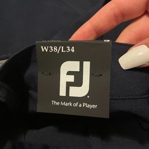 Foot Joy Mens Golf Pants in Blue Size W38/34